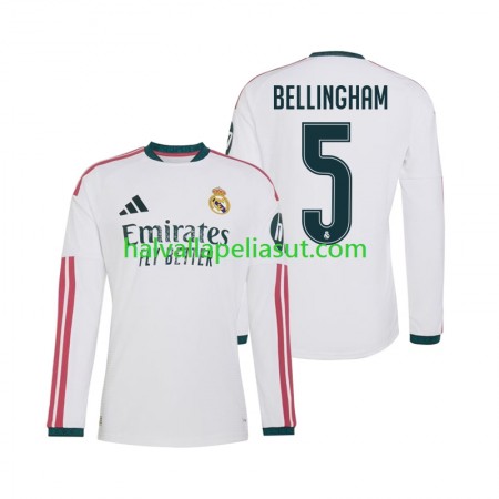 Jalkapallo Pelipaidat/Peliasut Real Madrid Jude Bellingham 5 Kotipaita 2026-2027 Pitkähihainen